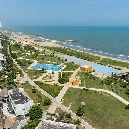 Cb1424 Comoda Vista Al Mar Crespo Zona Norte Apartment